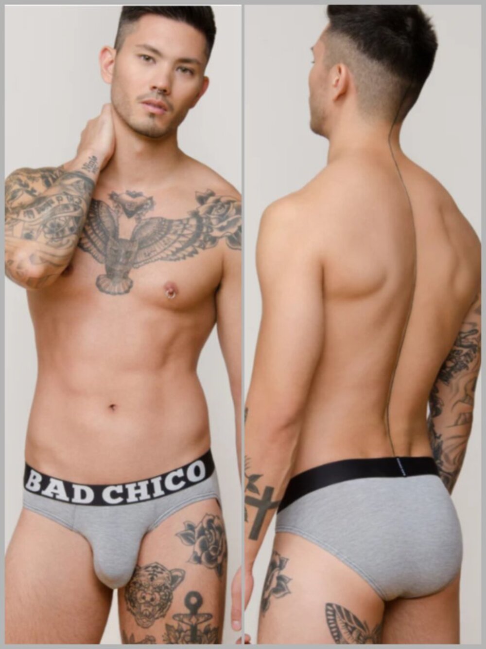 BAD CHICO - Platinum Modal Brief - Gray (Size M) - Picture 2 of 7